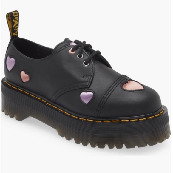 Dr. Martens 1461 Quad Heart Platform Derby.NIB - Picture 2 of 3